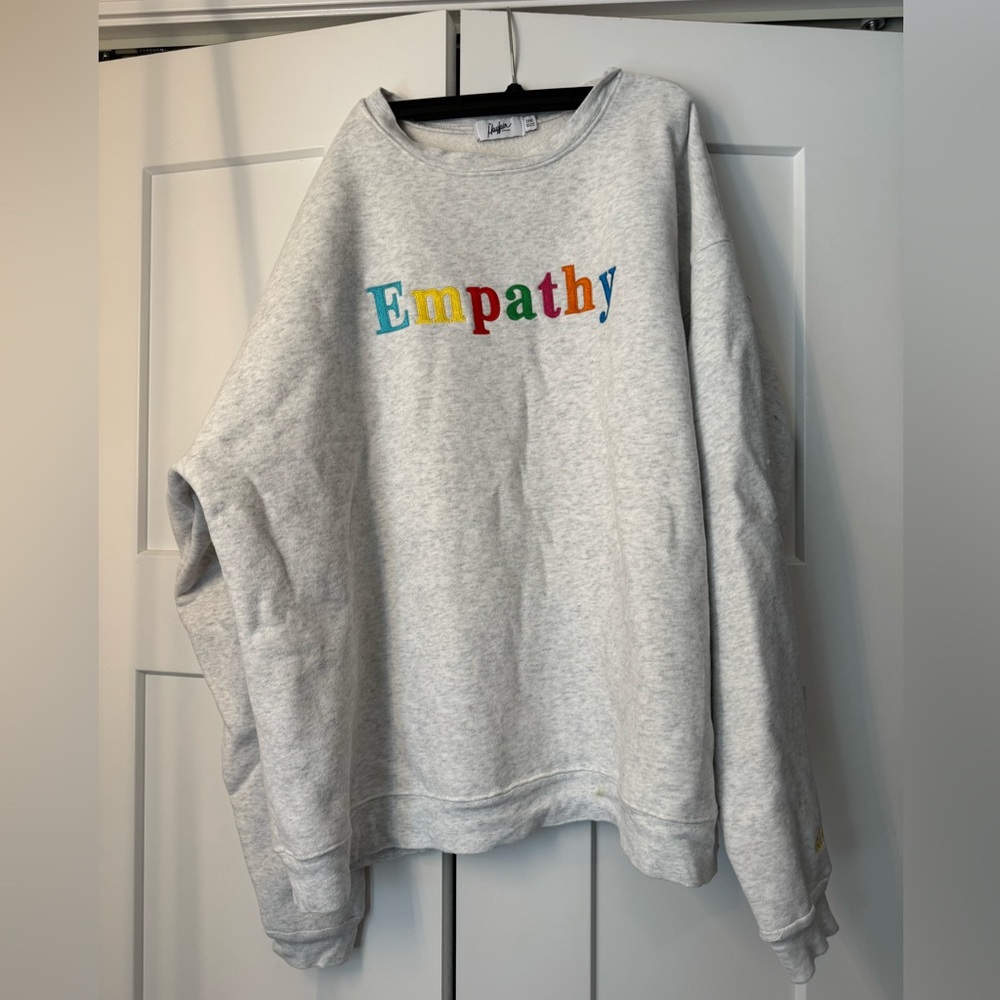 Mayfair Group Empathy sweatshirt. One size